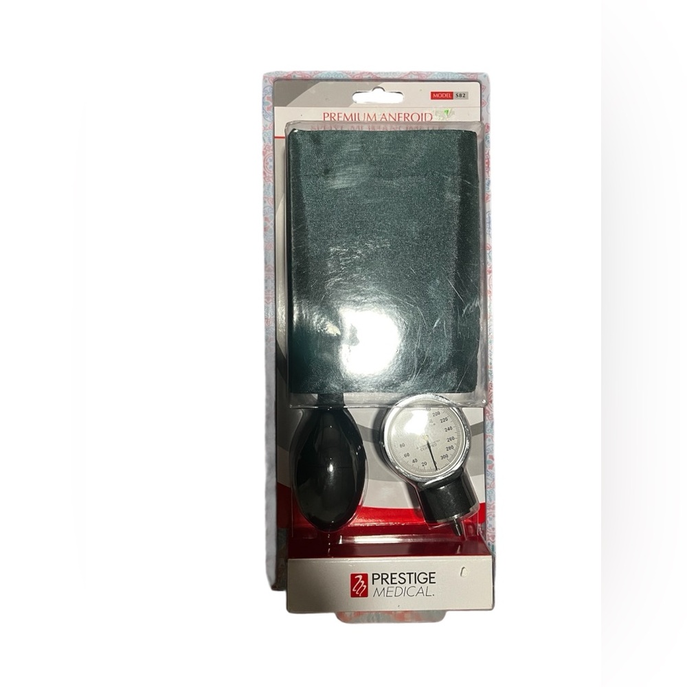 Prestige Medical Premium Adult Aneroid Sphygmomanometer Black